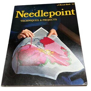 Needlepoint Techniques & Projects By Sunset Editors Paperback book 1972 READ